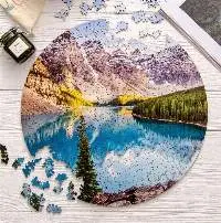 Wooden Jigsaw Puzzle National Park Banff