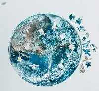 Wooden Jigsaw Puzzle The Earth Puzzle