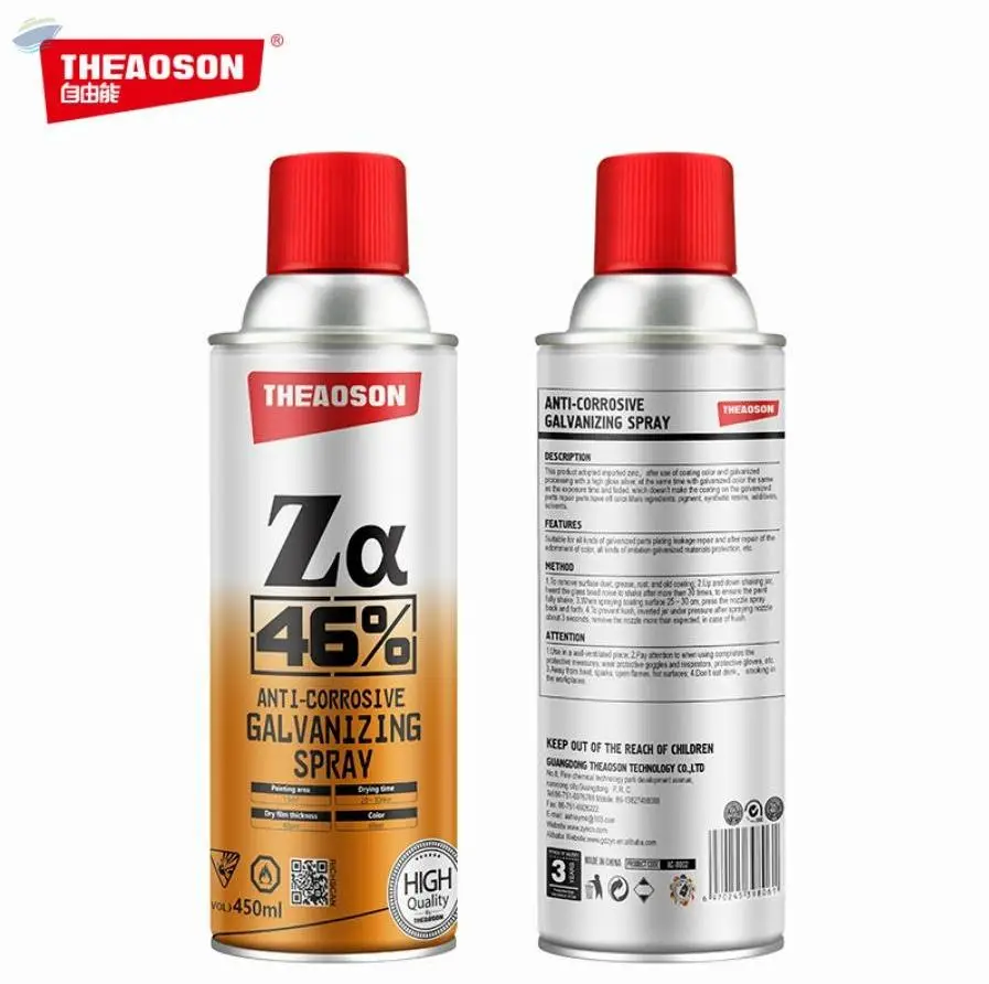 46% Zinc Galvanizing Spray Paint For Metal