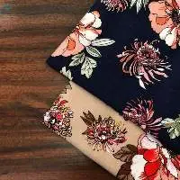 Print Rayon Slub Fabric