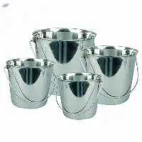 Bucket Set Of 4 With Out Lid