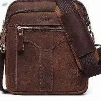 Crazy Horse Leather Over The Shoulder Bag