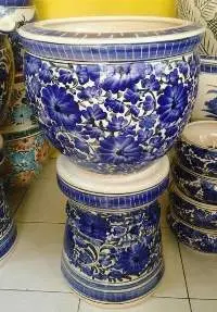 Pot Size Diameter 40 Cm With Stand Set