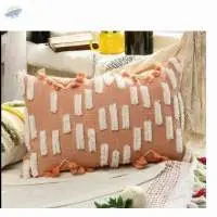 Cotton Woven Embroidered Cushion Cover