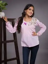 Flowers And Birds Top