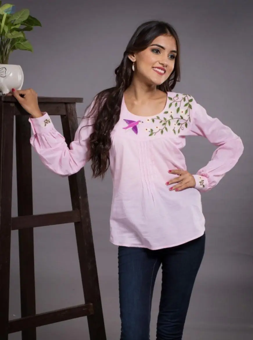Flowers And Birds Top