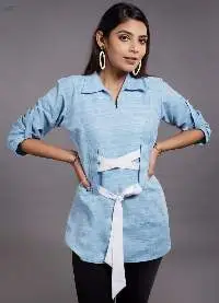 White Belt Top