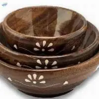 Wooden Bowl Set