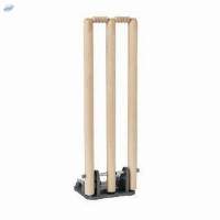 Wooden Stump Metal Base