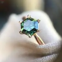 925 Sterling Silver Gold Plated Ring
