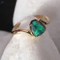 Opal Silver Ring