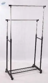 Double Pole Clothes Drying Rack