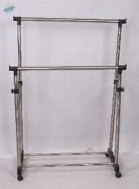 Double Pole Clothes Drying Rack