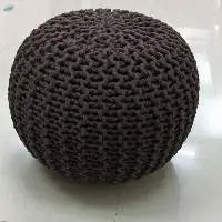 Knitted Pouf