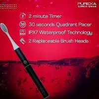PUREXA Sonic Sleek Toothbrush Black/Red