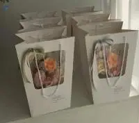 Flower Bag With Window , Trapezoid