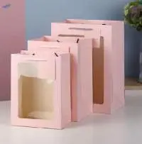 Flower Bag With Window & Card , Rectangle