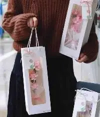 Flower Bag With Window ,Rectangle