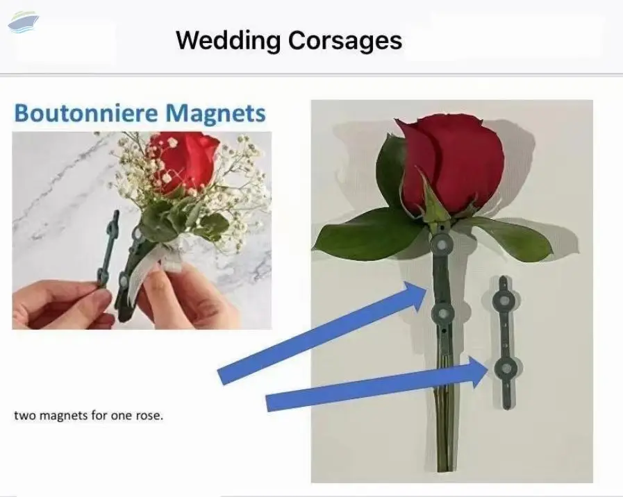 Boutonniere Magnets ( Wedding Corsage)
