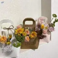 Kraft Paper Bag For Floral Packaging