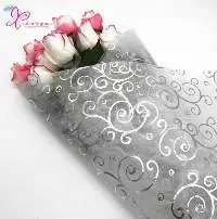 Silver Stamping Silkwrap Non-woven Wrapping