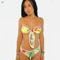 Chlo Tropi Yellow Bikini Set