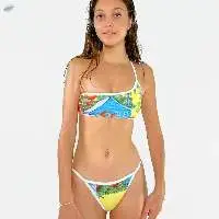 Emily Tropi Yellow Bikini Set