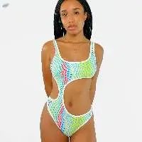 Karin Aqua Polka One Piece