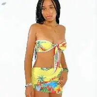 Viva Tropi Yellow Skirt