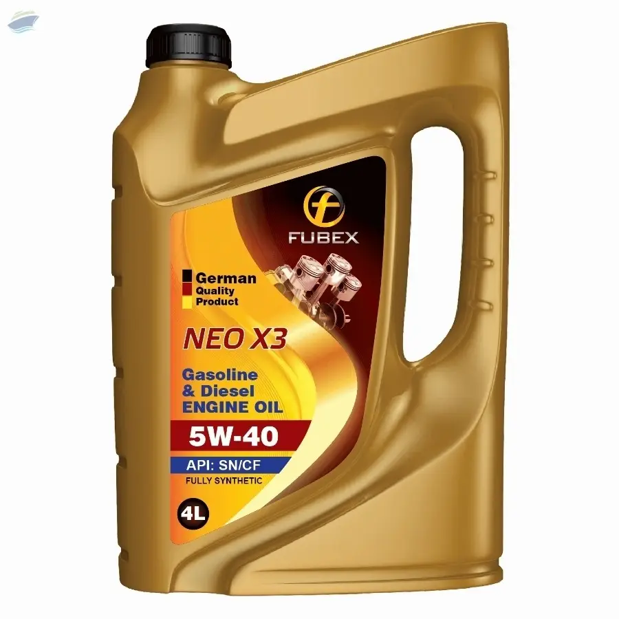 Neo X3 5W40 Sn Cf by Fubex Lubricants. Supplier from United Arab