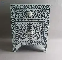 Bone Inlay Side Table