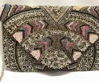 Beaded Bag, Beaded Clutch, Clutches