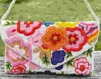 Beaded Clutch, Beaded Purse