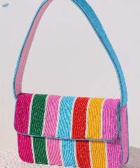 Beaded Bag , Handbag, beads shoulder bag