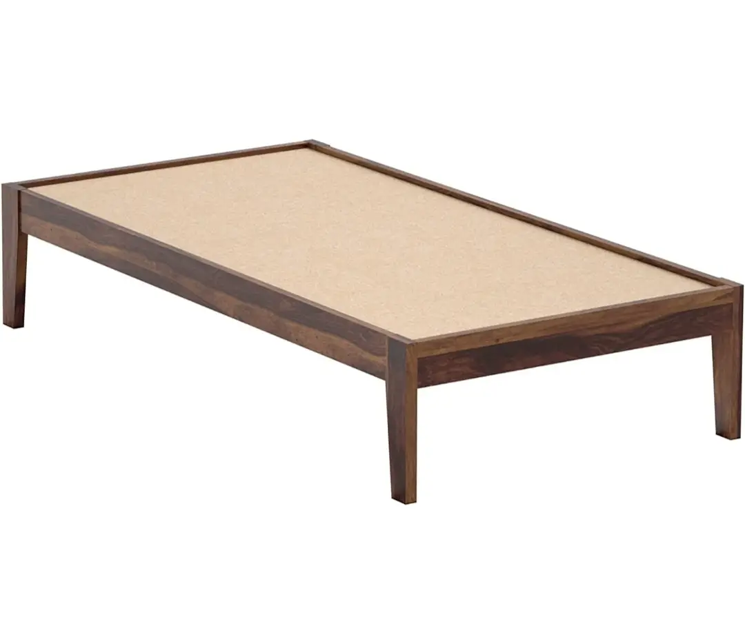 Single Size Solid Sheesham Wood Bed