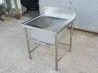 SUS Industrial Kitchen Single Sink Bowl