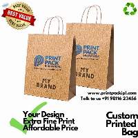 Twisted Paper Handle Shopping Paper Carry Bag