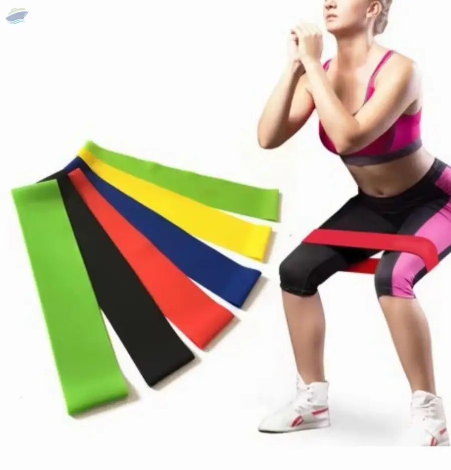 Yoga Tension Belt, 5-Piece Elastic Fitness Belt