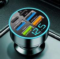 USB C Type C Car Charger, 6 Usb Ports