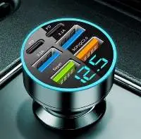 USB C Type C Car Charger, 6 Usb Ports