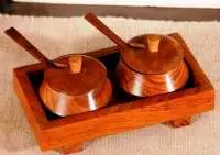 2 Pot Refreshment Tray