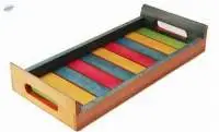 Multicolor Long Tray