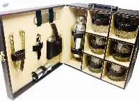 Mini Bar With Four Glasses