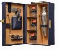 Portable Travel Bar Set With 3 Glasses