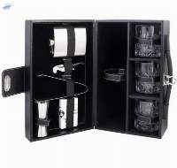Portable Travel Bar Set With 3 Glasses