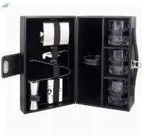 Portable Travel Bar Set With 3 Glasses