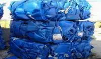 HDPE Blue Drum Baled Scrap