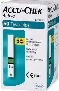 ACCU Chek Active 50 Test Strips