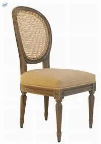 Wooden Upholstered Canning Chair