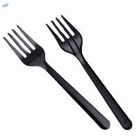 Disposable Black Fork